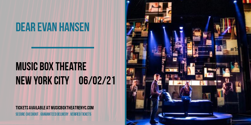 Dear Evan Hansen at Music Box Theatre tickets Dear Evan Hansen at Music Box Theatre