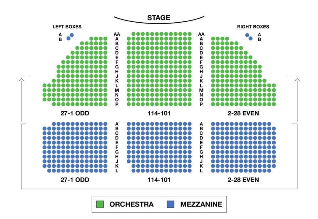 Music Box Theater Nyc Seating Chart