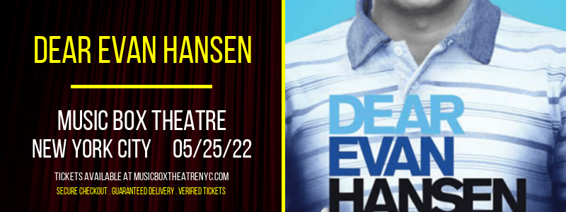 Dear Evan Hansen at Music Box Theatre